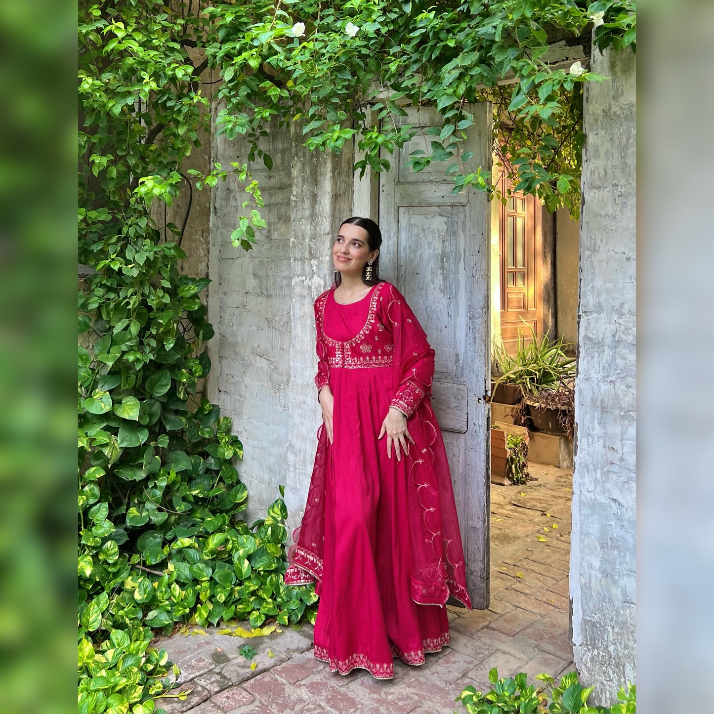 Roma Embroidered Frock 3PC