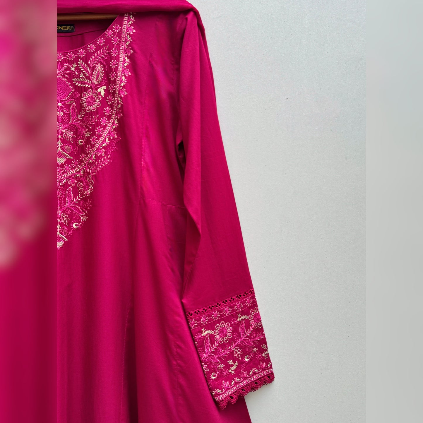 Manaal Embroidered frock 3PC
