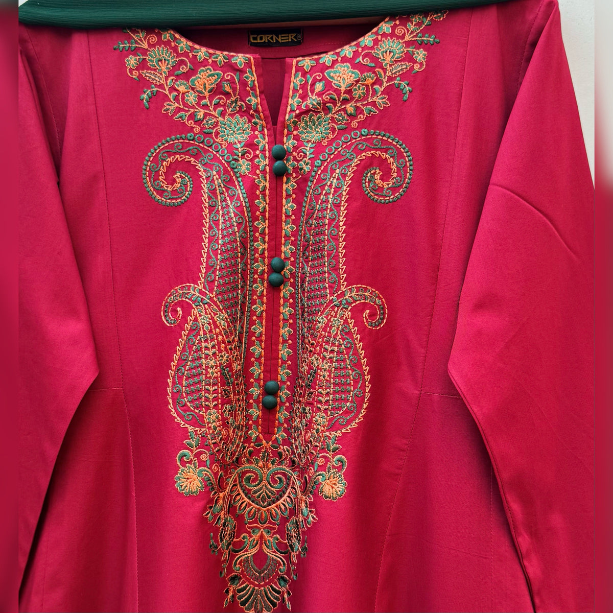 Aimo Embroidered frock 3PC