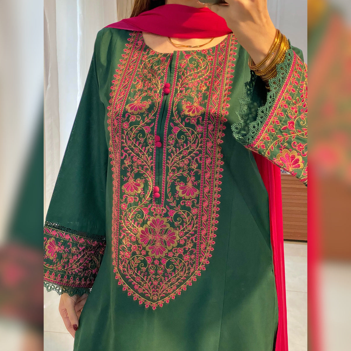 Paris Embroidered 3PC