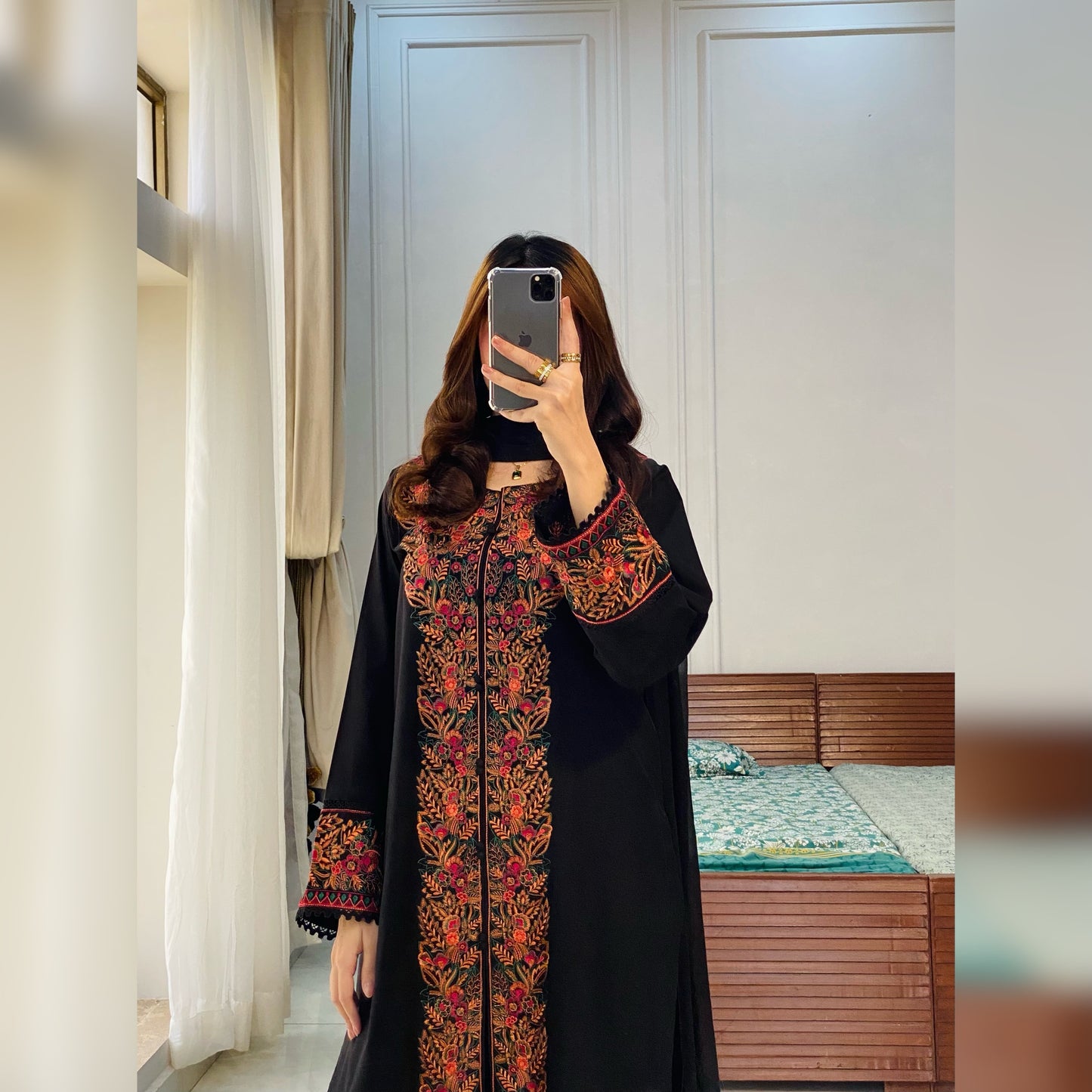 Koyal Black embroidered 3PC