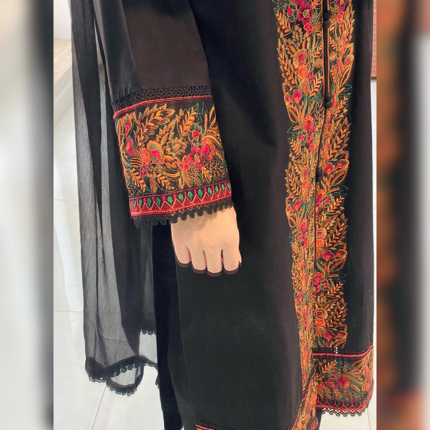 Koyal Black embroidered 3PC