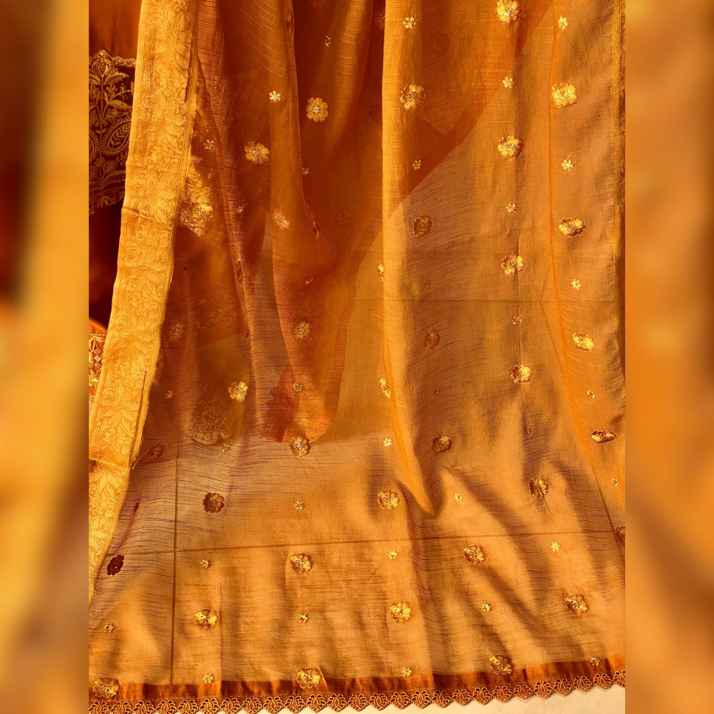 Coppor Honey Embroidered 3PC
