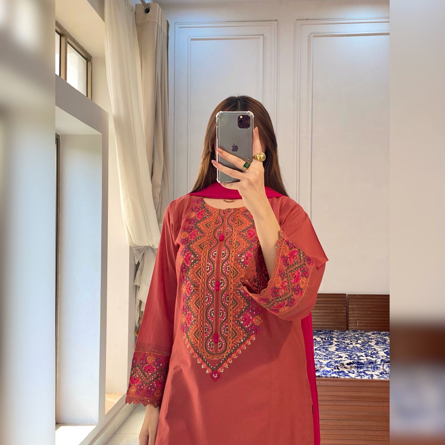 Nile Embroidered 3PC