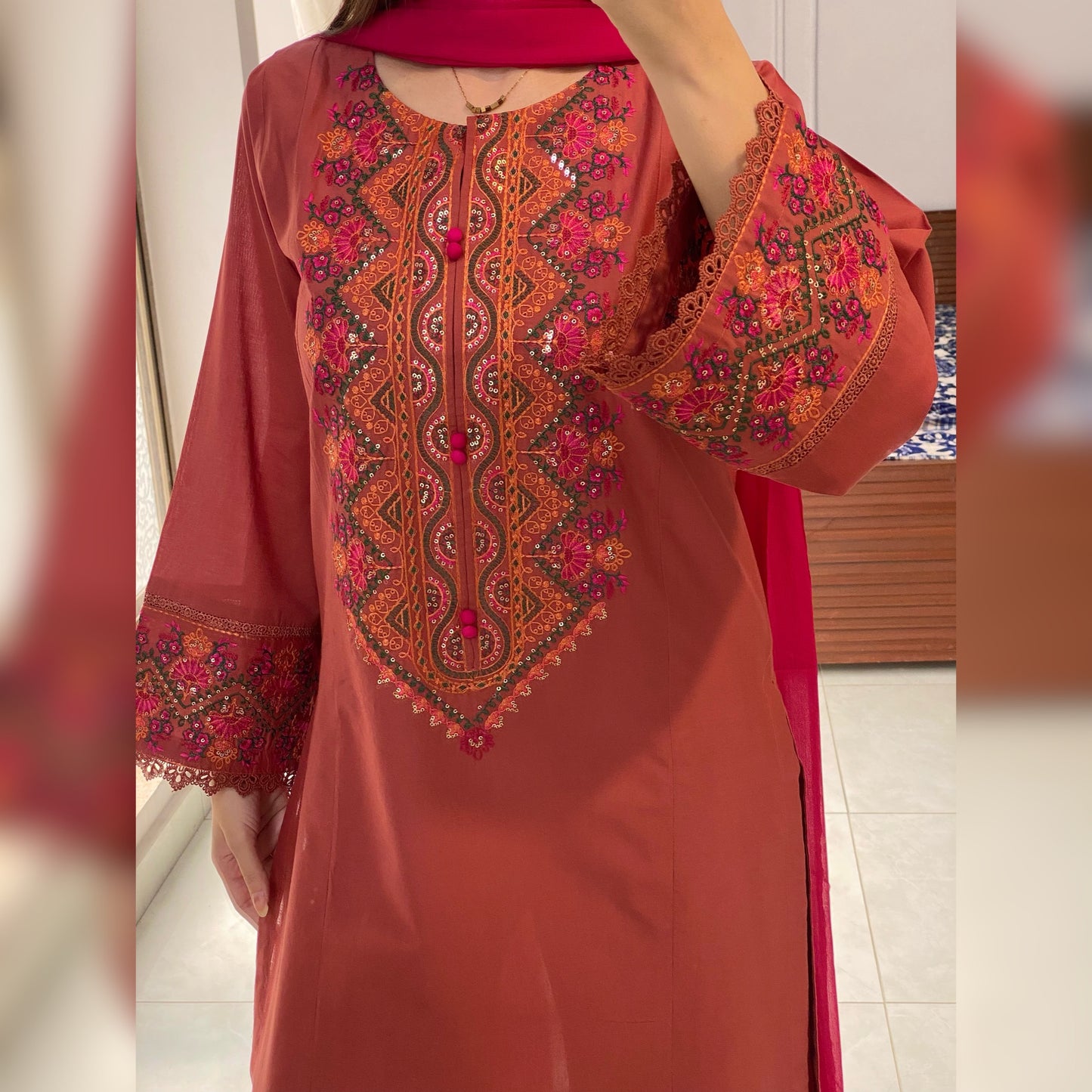 Nile Embroidered 3PC