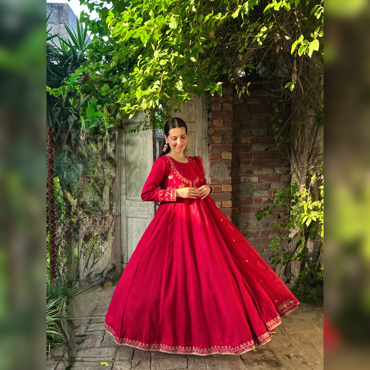 Roma Embroidered Frock 3PC
