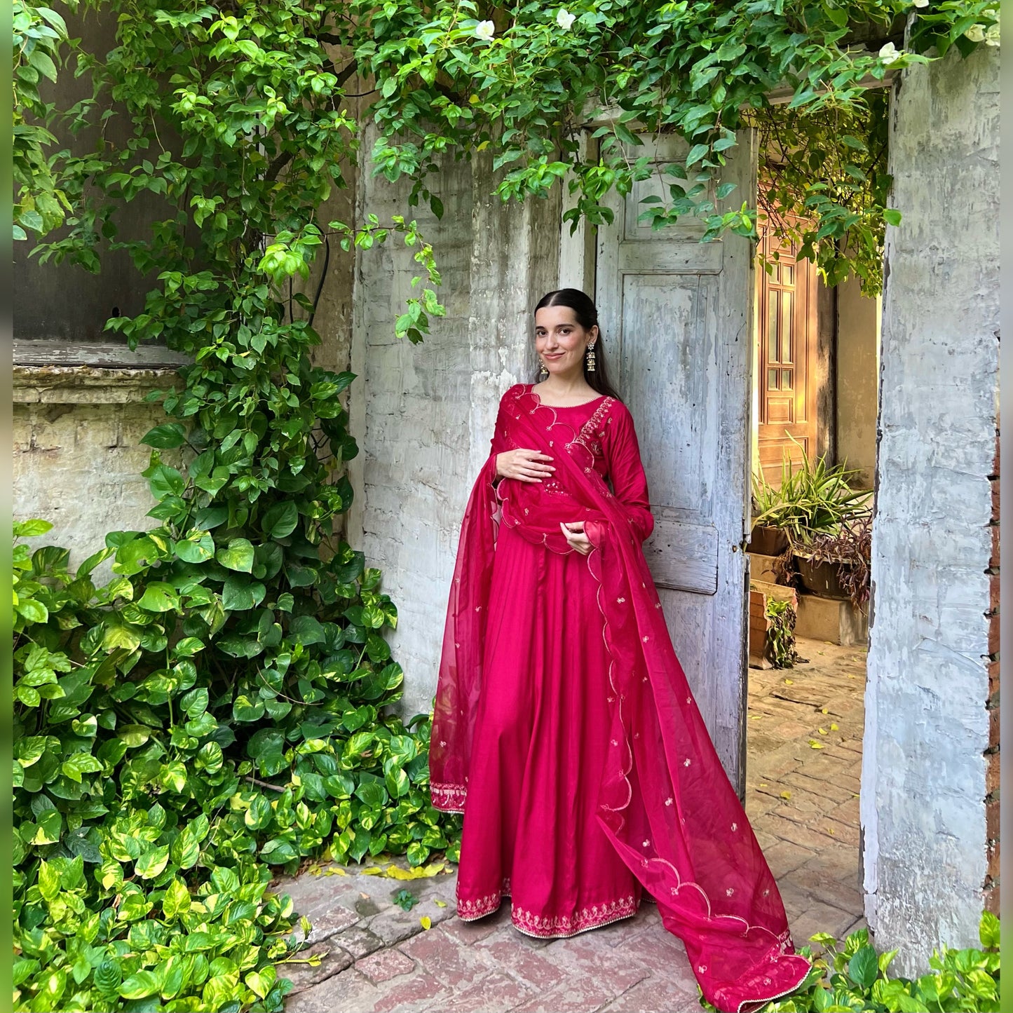 Roma Embroidered Frock 3PC