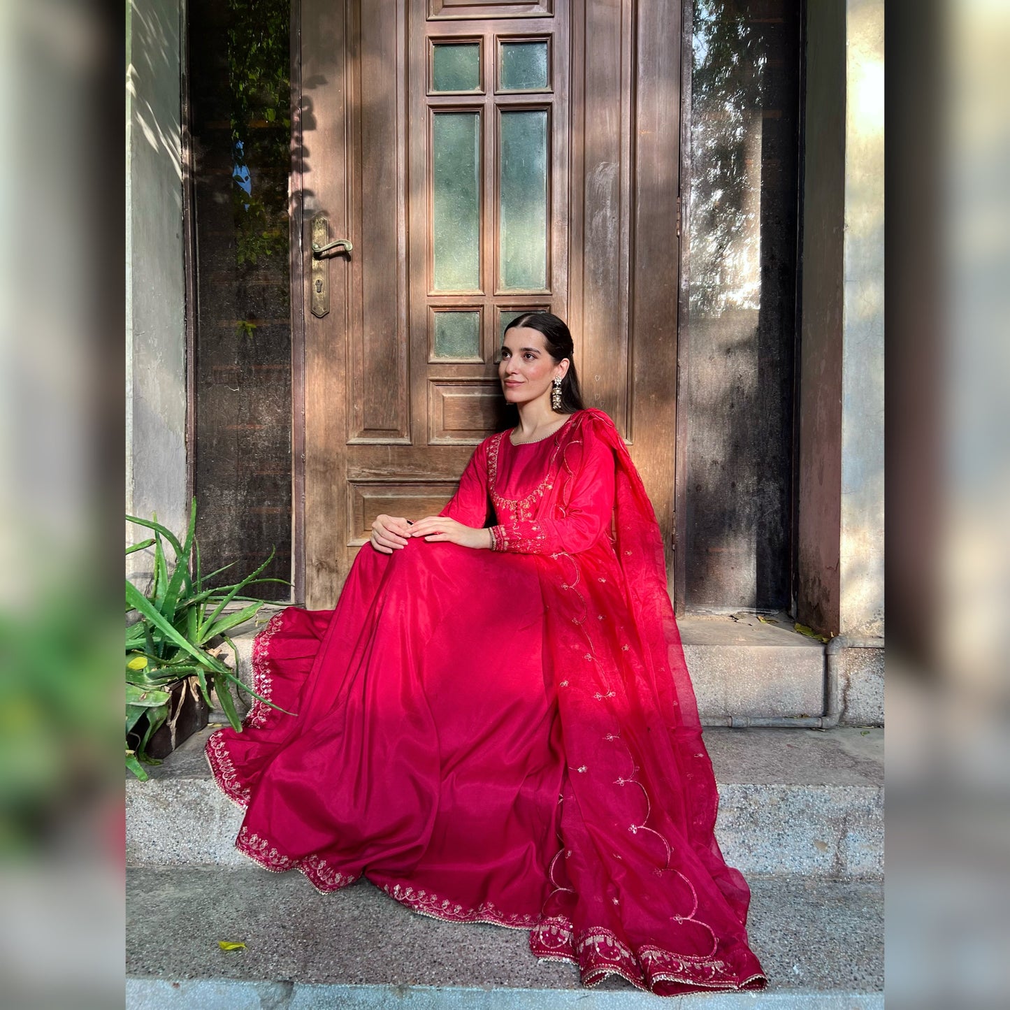 Roma Embroidered Frock 3PC