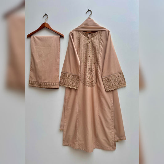 Coffee Embroidered 3PC