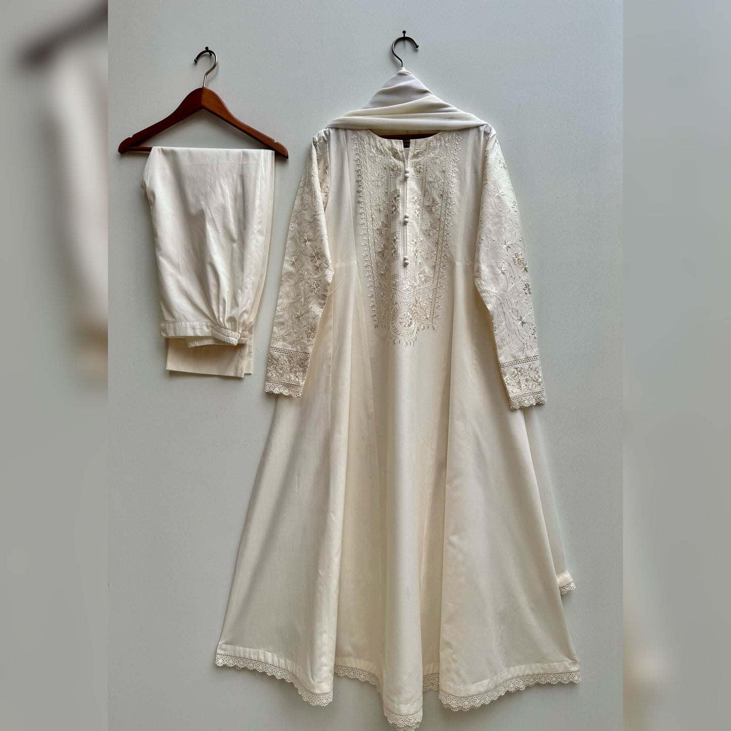 Chaandni Embroidered frock 3PC