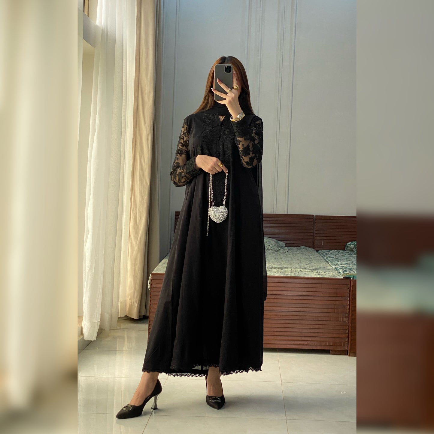 Juliet Black Embroidered 3PC